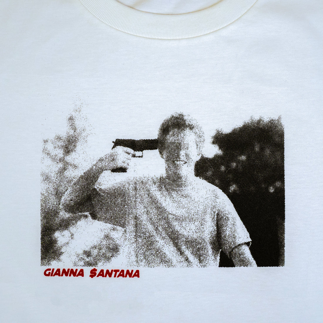 GIANNA SANTANA  HAPPY HEADSHOT TEE